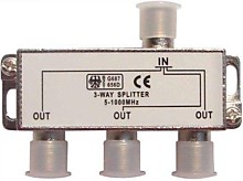 Делитель на 3 ТВ 5-1000MHz металл