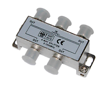 Делитель на 4 ТВ 5 - 1000MHz металл