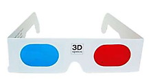3D очки бумажные