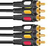 Шнур 3RCA - 3RCA 1.5М REXANT