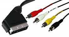 Шнур SCART х 4 RCA 1.0 м REXANT