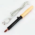 Паяльник 220V 100W слюда с деревянной ручкой