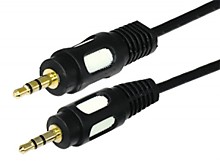 Шнур 3.5 Stereo шт - 3.5 Stereo шт 1.5М (GOLD) REXANT